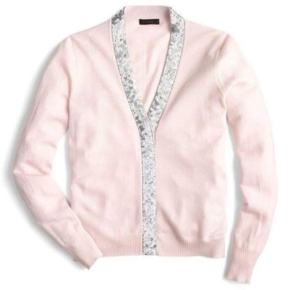 J. Crew Sequins Harlow Cardigan size S // 0259